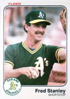 1983 Fleer #534 Fred Stanley Baseball Card