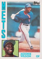 1984 Topps #465 Mookie Wilson Baseball Card