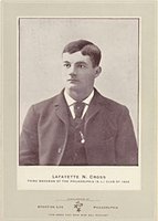 1902 Sporting Life Cabinets #138 Lave Cross Philadelphia, AL, 1902-Street clothes Baseball Card
