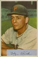 1954 Bowman #123 Toby Atwell Baseball Card