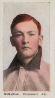 1910 Sporting Life # George McQuillan Cincinnati Baseball Card