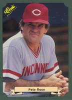 1987 Classic MLB Game #1 Pete Rose Baseball Card