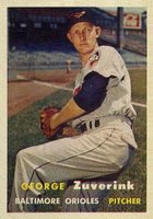1957 Topps #11 George Zuverink Baseball Card