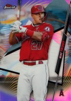 2020 Finest #1 Mike Trout Refractor Baseball Card