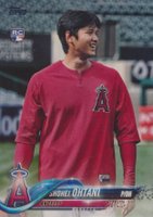 2018 Topps Update #US1 Shohei Ohtani Warm-Up Shirt Baseball Card