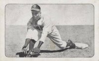 1947 Bond Bread Jackie Robinson # Fielding ball in glove, foot on the base Baseball Card