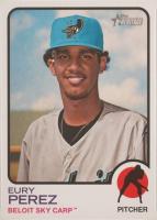 2022 Topps Heritage Minor League #41 Eury Perez Baseball Card