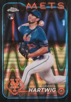 2024 Topps Chrome #45 Grant Hartwig Black Raywave Baseball Card