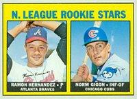 1967 Topps #576 N.L. Rookies Baseball Card