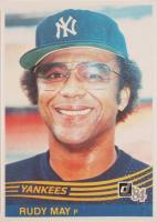 1984 Donruss #626 Rudy May Baseball Card