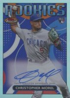2023 Topps Finest Finest Rookies Design Variation Autographs #RDACM Christopher Morel Baseball Card