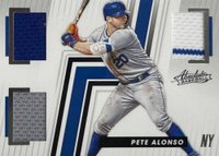 2019 Panini Chronicles Absolute Triple Relics #ABPA Pete Alonso Baseball Card