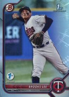 2022 Bowman Draft 1st Edition #153 Brooks Lee Sky Blue Foil Baseball Card