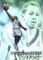 1999 Finest Dunk Masters #DM12 Allen Iverson Refractor Basketball Card