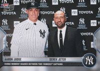 2022 Topps Now Offseason #OS55 Aaron Judge/Derek Jeter Baseball Card