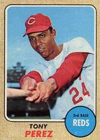 1968 Topps #130 Tony Perez Baseball Card