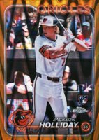 2024 Topps Chrome #88 Jackson Holliday Gold Raywave Baseball Card