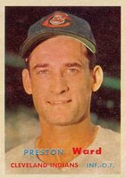 1957 Topps #226 Preston Ward Baseball Card