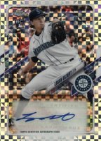 2021 Topps Chrome Update Autographs #LGI Logan Gilbert X-Fractor Baseball Card