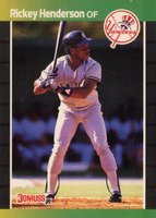 1989 Donruss #245 Rickey Henderson Baseball Card