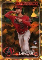 2024 Topps Chrome Sapphire #451 Jordan Lawlar Gold Baseball Card