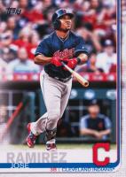 2019 Topps #223 Jose Ramirez Batting Baseball Card