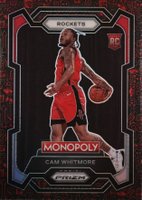 2023 Panini Prizm Monopoly #31 Cam Whitmore Monopoly Red Pattern Basketball Card