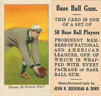 1909 Dockman & Sons # Dave Shean Baseball Card