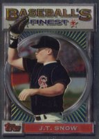 1993 Finest #156 J.T. Snow Baseball Card