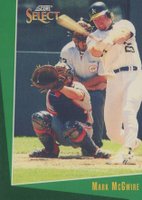 1993 Select #16 Mark McGwire Baseball Card