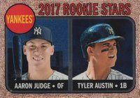 2017 Topps Heritage  #214 Aaron Judge/Tyler Austin Chrome Baseball Card