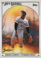 2023 Topps X Bob Ross the Joy of Baseball #34 Roberto Clemente Baseball Card