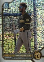 2022 Bowman Chrome Prospects #BCP203 Samuel Zavala Speckle Refractor Baseball Card
