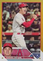 2023 Topps #17 Shohei Ohtani Gold Foil Baseball Card