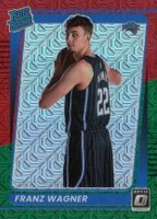 2021 Panini Donruss Optic #185 Franz Wagner Red/Green Choice Basketball Card