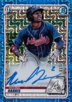 2020 Bowman Chrome Prospect Autographs #CPAMH Michael Harris Choice Refractor Baseball Card