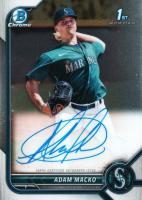 2022 Bowman Chrome Prospect Autographs #CPAAM Adam Macko Baseball Card