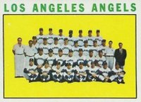 1964 Topps #213 Los Angeles Angels Team Baseball Card