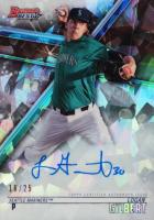 2018 Bowman's Best Best of 2018 Autographs #B18LG Logan Gilbert Atomic Baseball Card