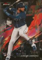 2024 Topps Finest #24 Junior Caminero Black Refractor Baseball Card