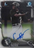 2016 Bowman Chrome Prospects Autographs #FR Franklin Reyes Baseball Card