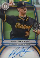2025 Topps Tribute Tribute Autographs #TASKE Paul Skenes Blue Baseball Card