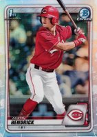 2020 Bowman Draft #BD34 Austin Hendrick Chrome-Refractor Baseball Card