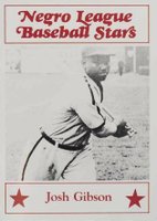 1986 Fritsch Negro League Baseball Stars #9 Josh Gibson Baseball Card