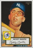 2006 Topps 1952 #311 Mickey Mantle Black Baseball Card