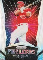 2019 Panini Prizm Fireworks  #F1 Mike Trout Prizm Baseball Card