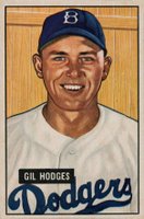 1951 Bowman #7 Gil Hodges Baseball Card