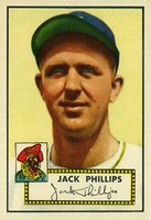 1952 Topps #240 Jack Phillips Baseball Card
