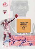 2002 Ultimate Collection Buyback #41 Michael Jordan '00 SP Game Floor Basketball Card