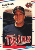 1988 Fleer #13 Kent Hrbek Baseball Card